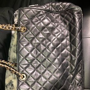 Michael Kors Black and gold bag